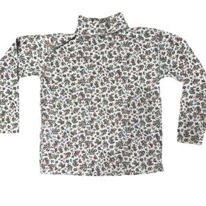 Vintage Miss Juli New York Floral Turtleneck Longsleeve Size Medium